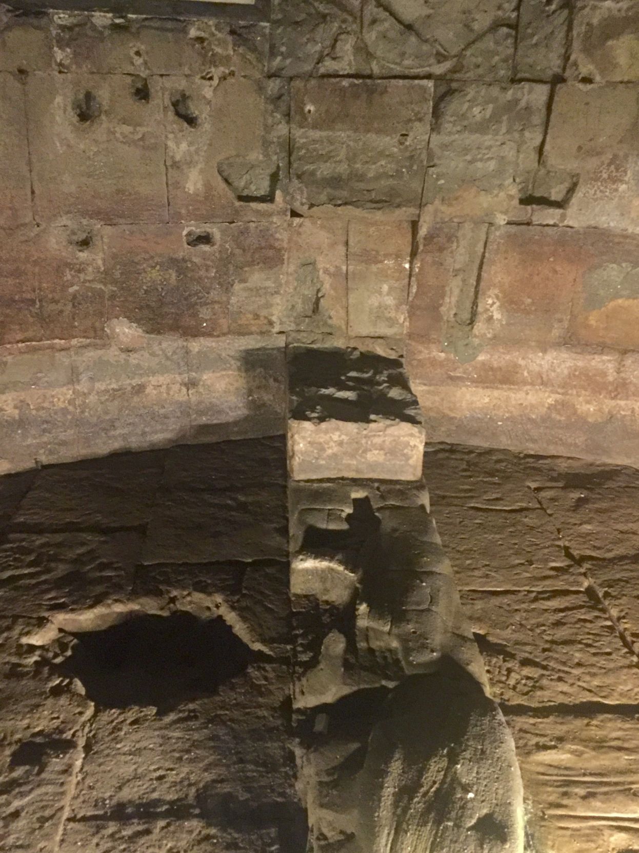 Mamertine Prison cell.